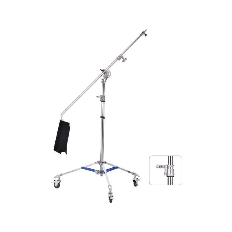 M-5 Steel Dual Use Diagonal Arm Lamp Stand