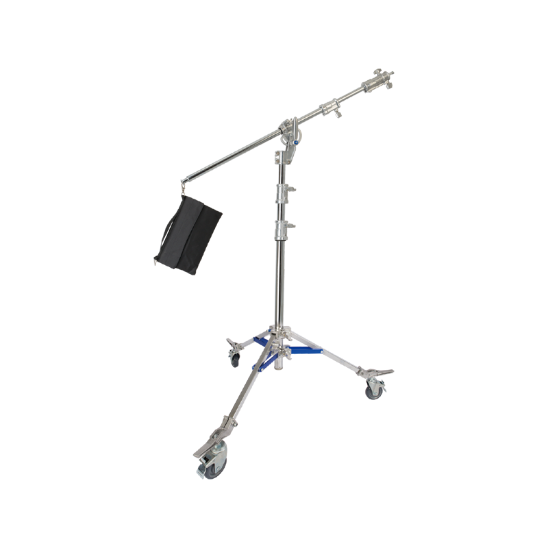 M-6 Steel Dual Use Diagonal Arm Lamp Stand