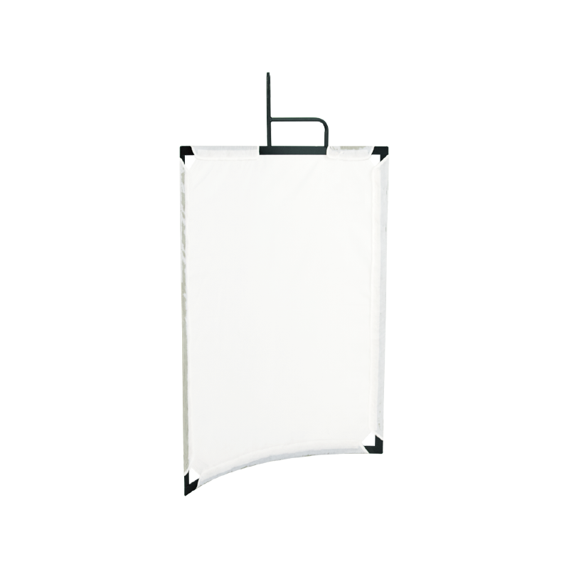 HB-2536B Aluminum Curved Flag Pane