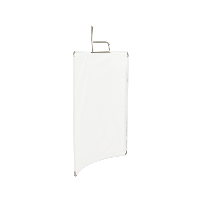 HB-2536S Stainless Steel Curved Flag Panel