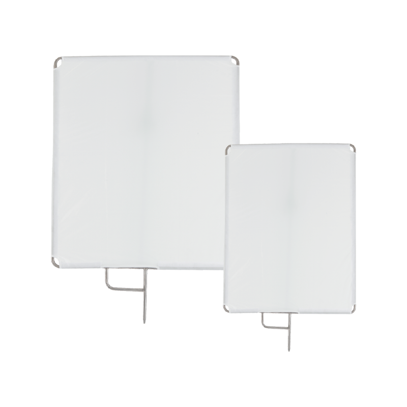 HB-2836SS/HB-4848SS Flag Panel Stainless Steel
